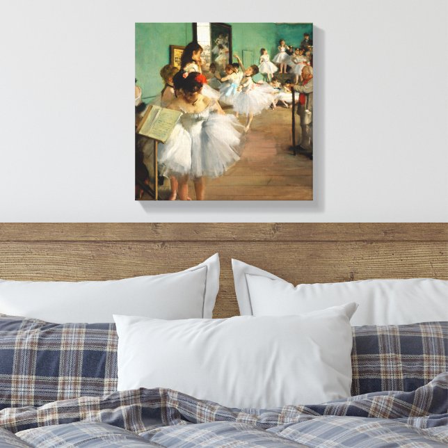 Lienzo La clase de baile de Edgar Degas (Insitu(Dormitorio))