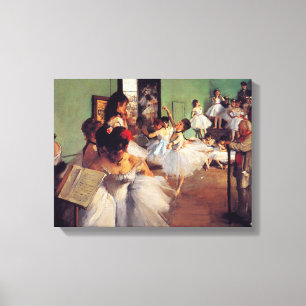 Lienzo La clase de baile de Edgar Degas