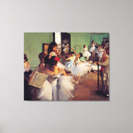 Lienzo La clase de danza de Edgar Degas