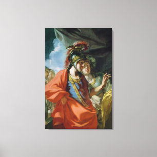 Lienzo La clemencia de Alexander el grande