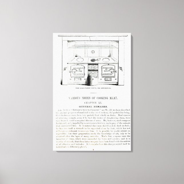 Lienzo La cocina de Leamington (Anverso)