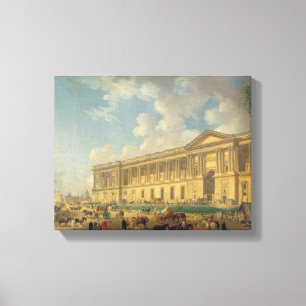 Lienzo La columnata del Louvre. c.1770