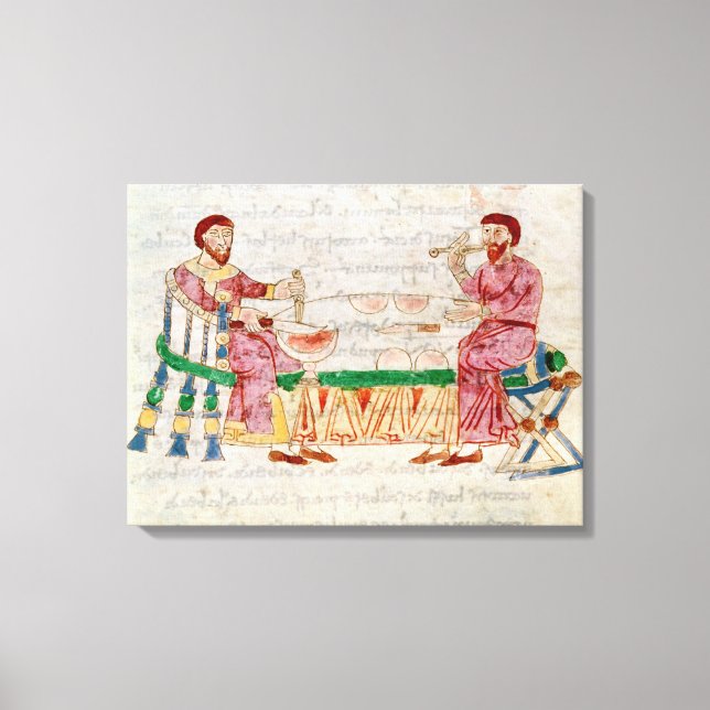 Lienzo La comida, de "De Universo" (Anverso)