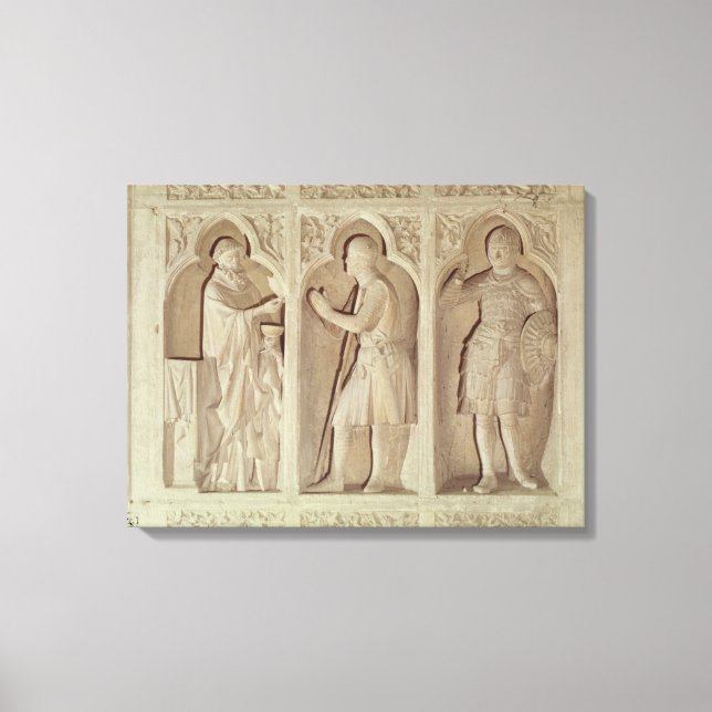 Lienzo La comunión de un caballero (Anverso)