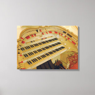 Lienzo La Consola de Wurlitzer del Salón de Baile Empress