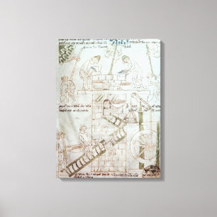 Lienzo La construcción de la torre de Babel