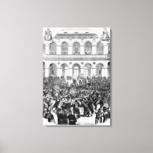 Lienzo La 'Corbeille' en el Paris Bourse, 1873