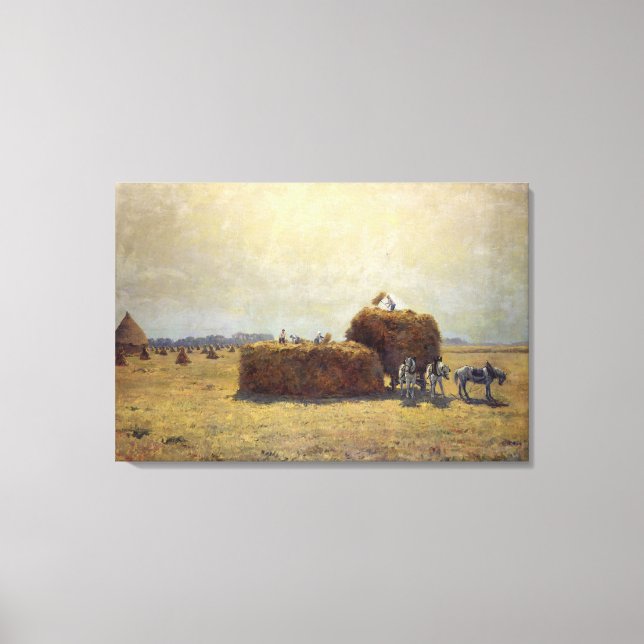 Lienzo La cosecha (Anverso)