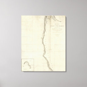 Lienzo La costa de América del noroeste