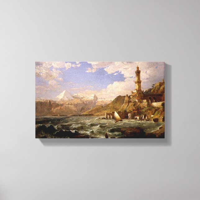 Lienzo La Costa de Génova (Anverso)