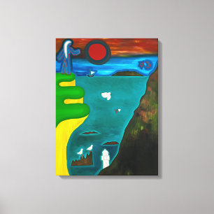 Lienzo La costa de Inglaterra 2010