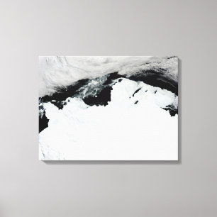 Lienzo La costa de Queen Mary de la Antártida