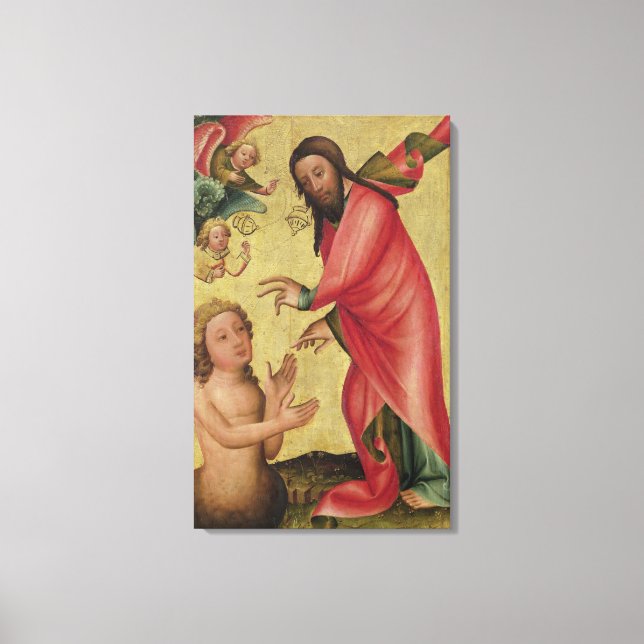 Lienzo La creación de Adán (Anverso)