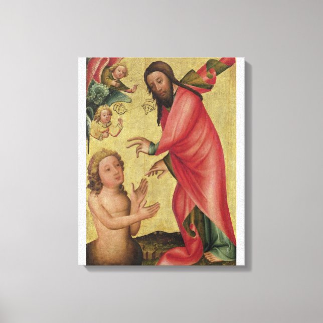 Lienzo La creación de Adán (Anverso)