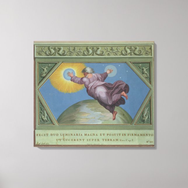 Lienzo La creación de la luz, el ilustracion de la rapha (Anverso)