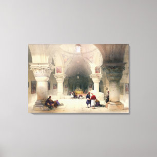 Lienzo La cripta del sepulcro santo, Jerusalén, platea 2