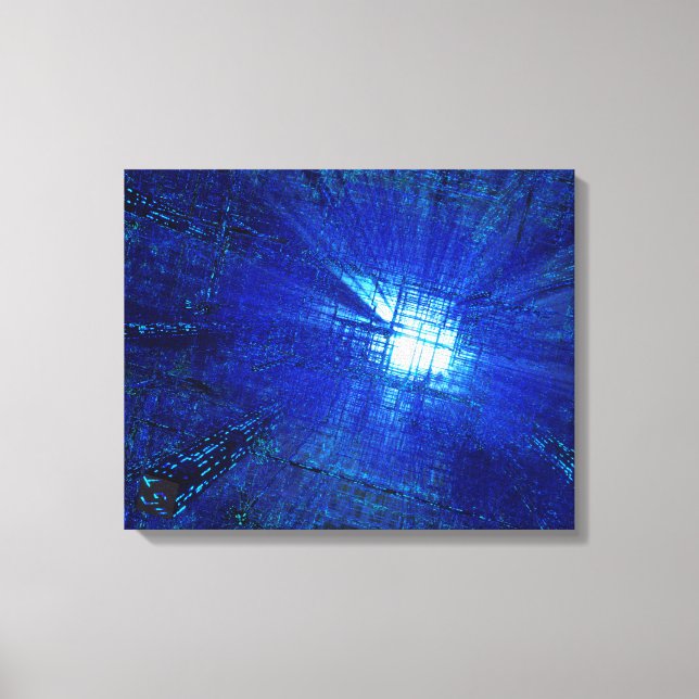 Lienzo La cuadrícula (2016) (Anverso)