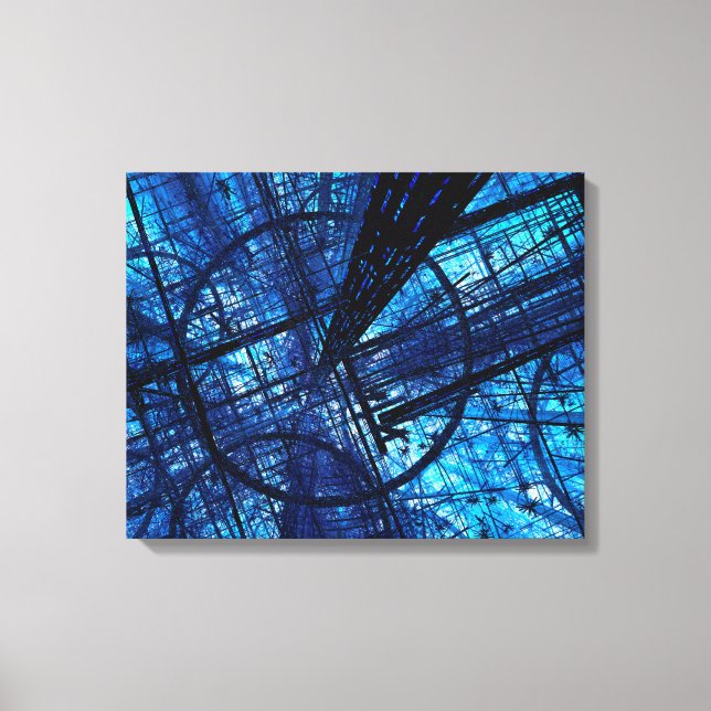 Lienzo La cuadrícula (2016) (Anverso)