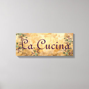 Lienzo La Cucina Viejo Mundo Estilo Europeo