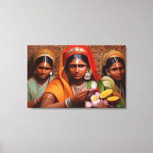 Lienzo La cultura de la India