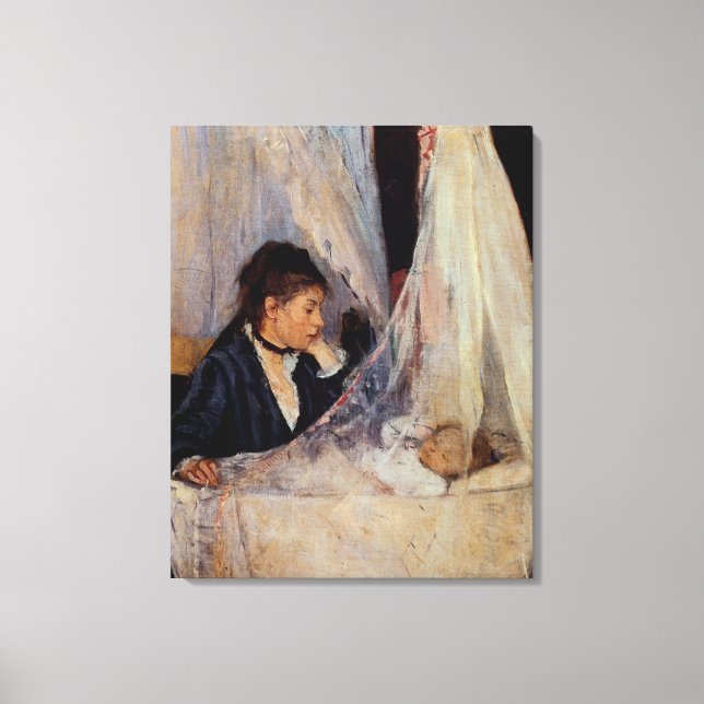 Lienzo La cuna de Berthe Morisot (Anverso)