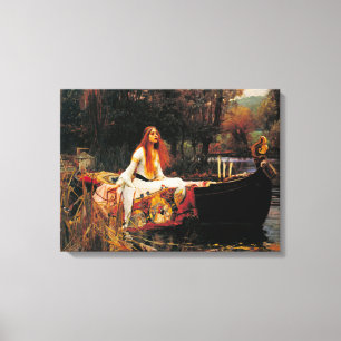 Lienzo La dama de Shalott, c. 1888 por John Waterhouse