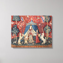 Lienzo La Dama y el Unicornio, a mi único deseo