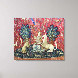 Lienzo La Dama y el Unicornio, Vista