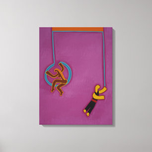 Lienzo La danza sin esfuerzo 2007