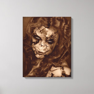 Lienzo La decadencia hermosa caída