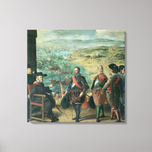 Lienzo La defensa de Cádiz contra el inglés, 1634