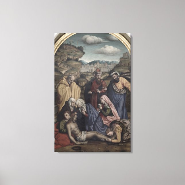 Lienzo La Deposición (aceite sobre lienzo) (Anverso)