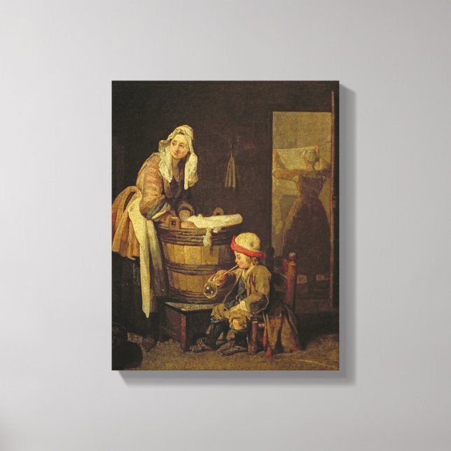 Lienzo La despensa (Anverso)