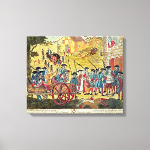 Lienzo La detención del Cartouche de Louis Dominique