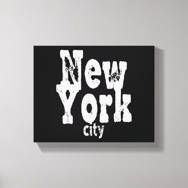 Lienzo La divertida ciudad de Nueva York (Anverso)