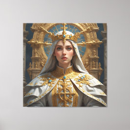 Lienzo La Divina Emperatriz: Una historia de regalidad ce