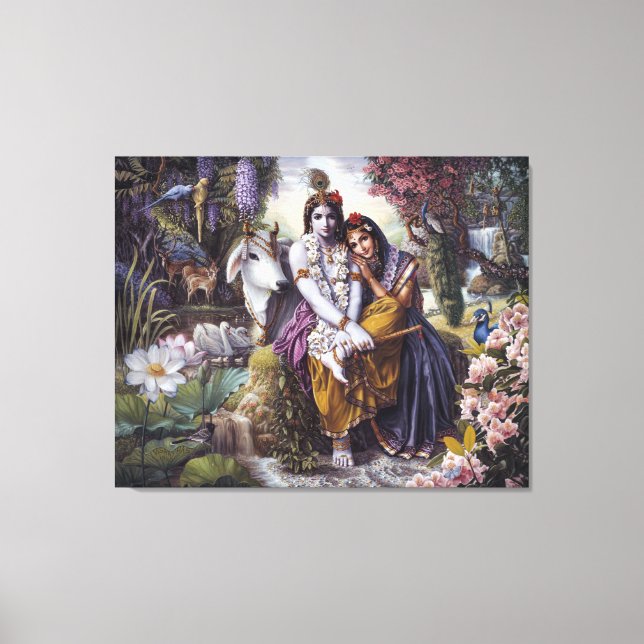 Lienzo La divina pareja amorosa (Anverso)