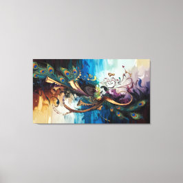 Lienzo "La divina sinfonía: La melodía de colores de Kris