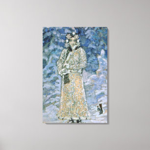 Lienzo La doncella de nieve, un sketch de la ópera