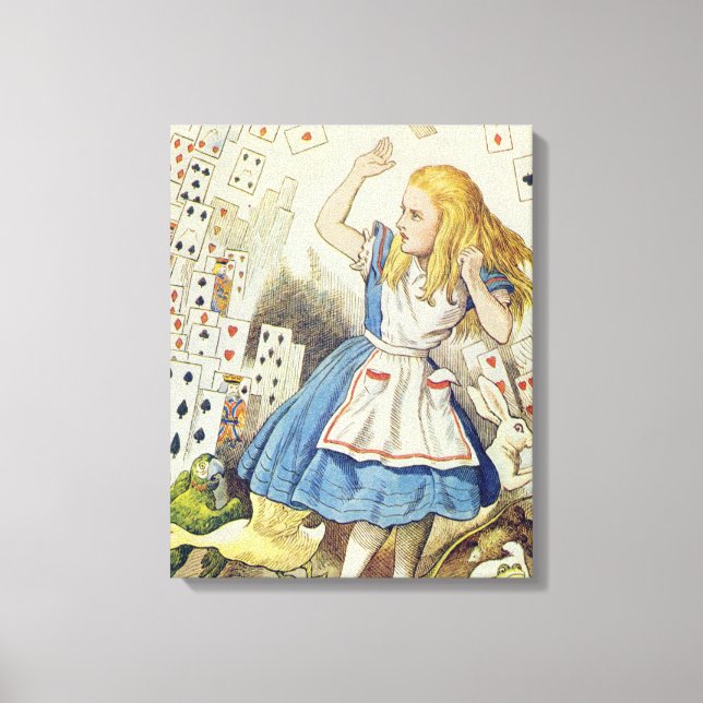 Lienzo La ducha de las tarjetas (Anverso)