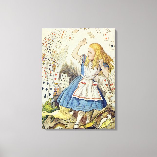 Lienzo La ducha de las tarjetas (Anverso)