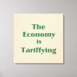 Lienzo La economía se está tarifando