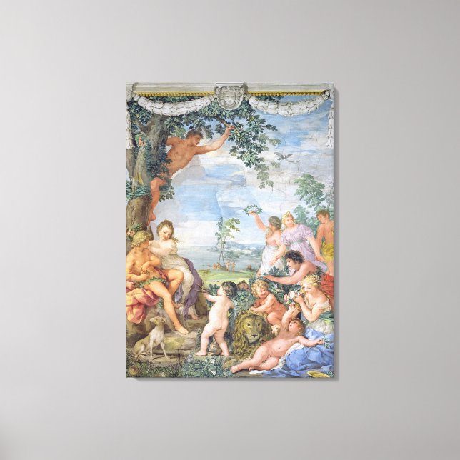 Lienzo La edad de oro (fresco) (Anverso)