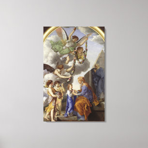 Lienzo La educación de la Virgen