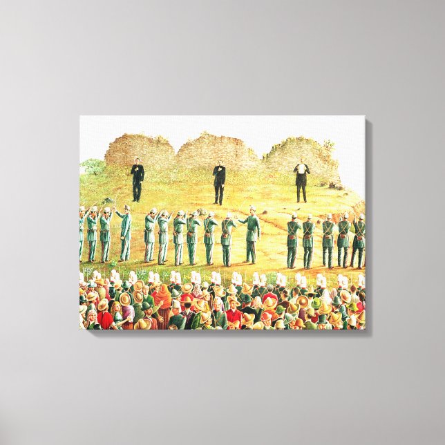 Lienzo La ejecución de Maximilian I (Anverso)