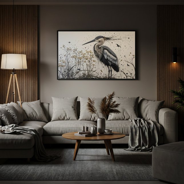 Lienzo La elegancia de la garza (Subido por el creador)