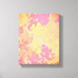 Lienzo La elegancia del vidrio roto