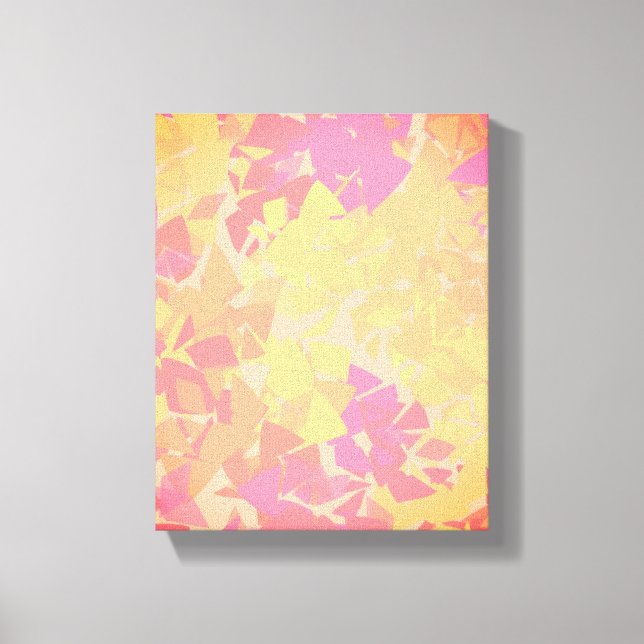 Lienzo La elegancia del vidrio roto (Anverso)