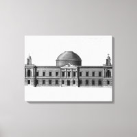 La elevación sur de la casa de registro,