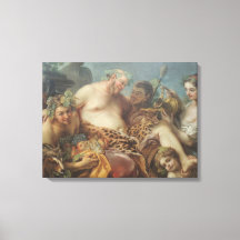 La embriaguez de Silenus (por Carle van Loo)
